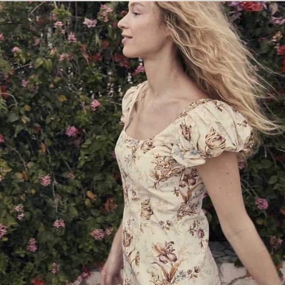 Dôen MARCI DRESS -FIELD OF TULIPS Xsmall - Picture 5 of 12